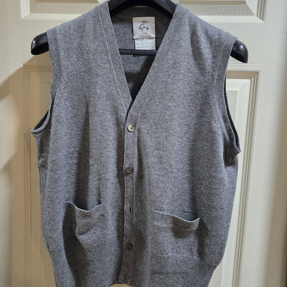 Thom Browne Brooks Brothers Black Fleece Sweater Vest